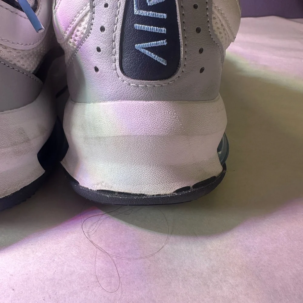 Nike White and Gray Men's Athletic Sneakers